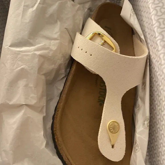 Birkenstock Gizeh Big Buckle Canvas Sandals