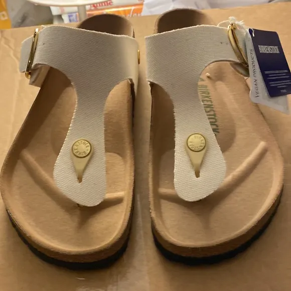Birkenstock Gizeh Big Buckle Canvas Sandals