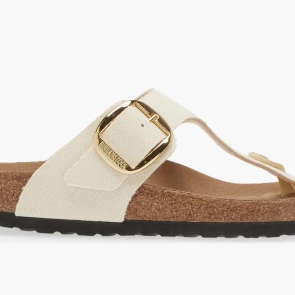 Birkenstock Gizeh Big Buckle Canvas Sandals
