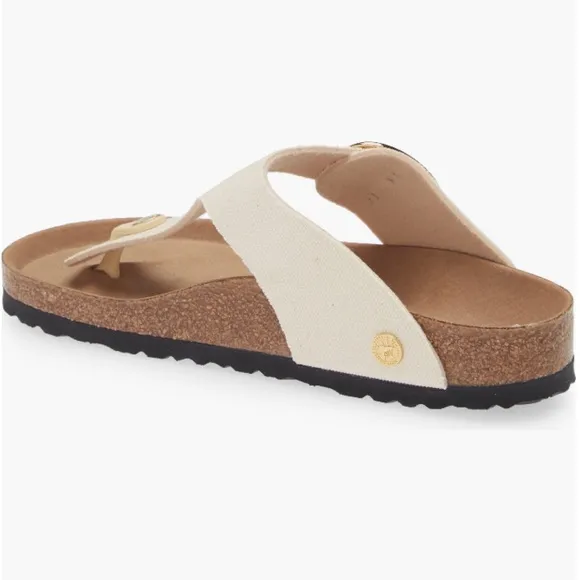 Birkenstock Gizeh Big Buckle Canvas Sandals