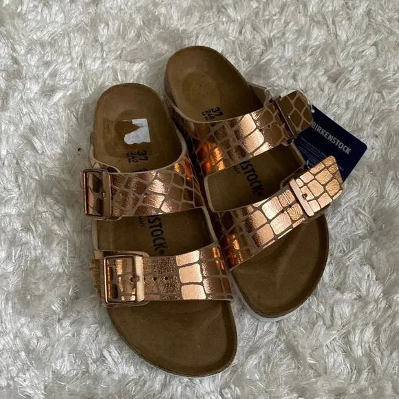 Birkenstock leather sandals size 37 new