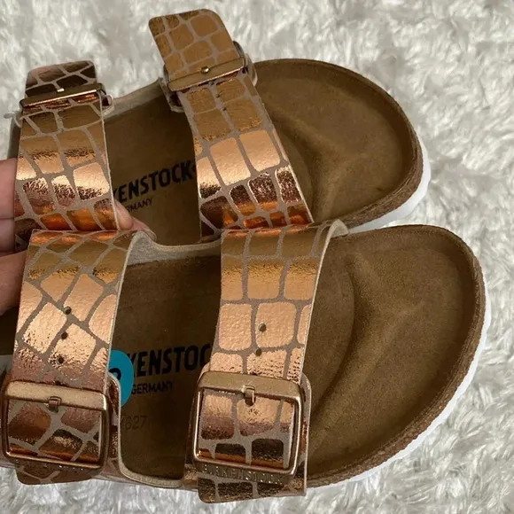 Birkenstock leather sandals size 37 new