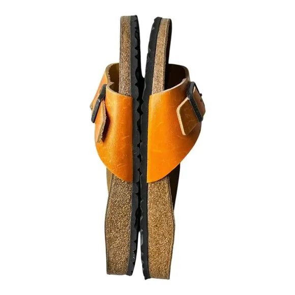 Birkenstock Madrid 1963 Limited Edition Pigalle‎ Orange Leather Regular …