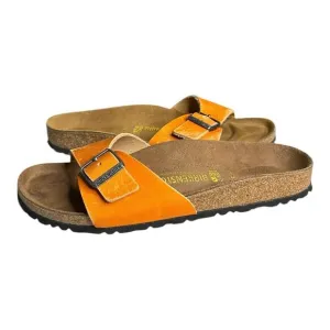 Birkenstock Madrid 1963 Limited Edition Pigalle‎ Orange Leather Regular …