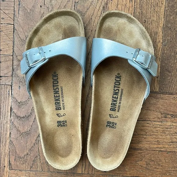 Birkenstock Madrid Silver Sandals
