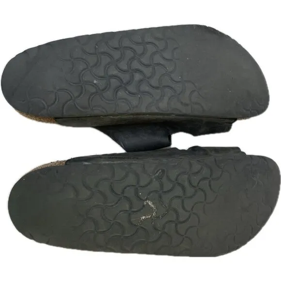 Birkenstock Men’s Arizona Dark Brown Leather Sandals Eva EU 44 US 11