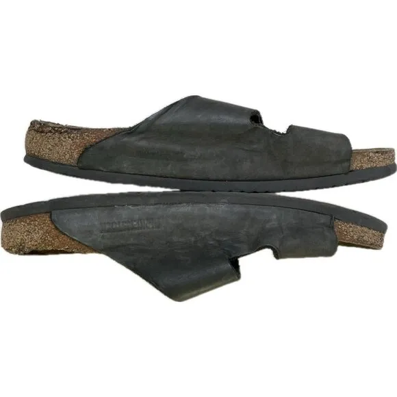Birkenstock Men’s Arizona Dark Brown Leather Sandals Eva EU 44 US 11