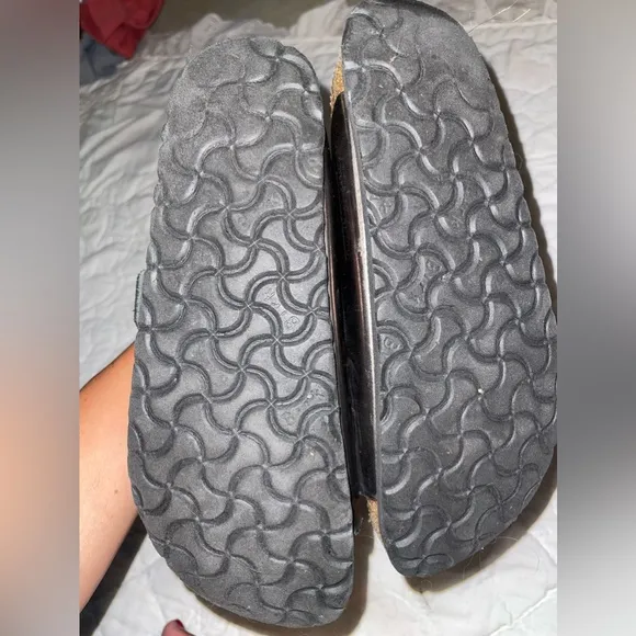 Birkenstock Metallic Black Sandals