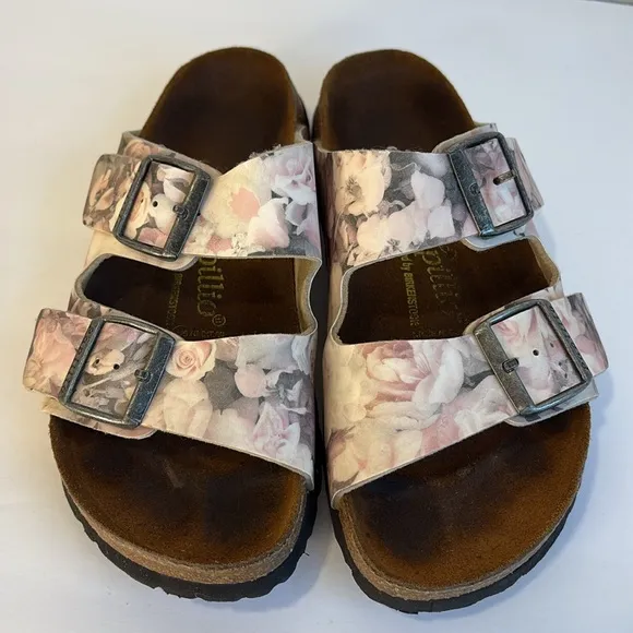 Birkenstock Papillio Floral Leather Sandals