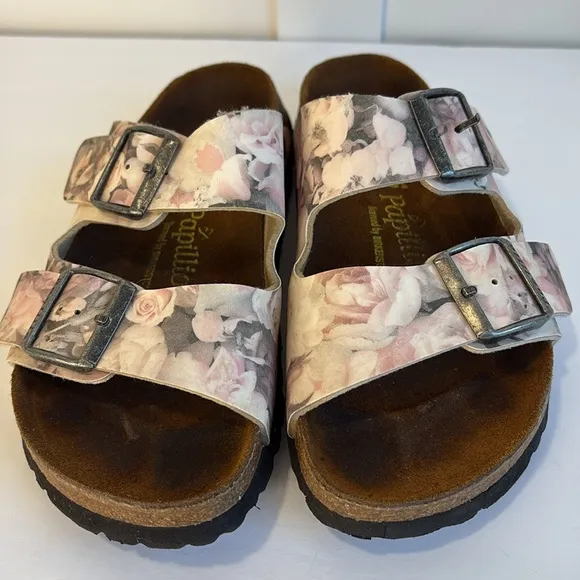 Birkenstock Papillio Floral Leather Sandals