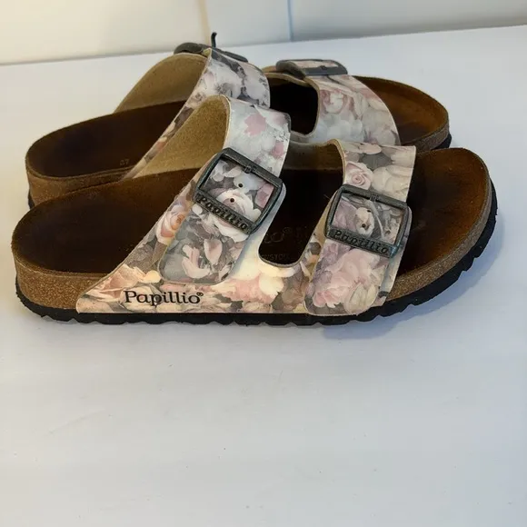 Birkenstock Papillio Floral Leather Sandals