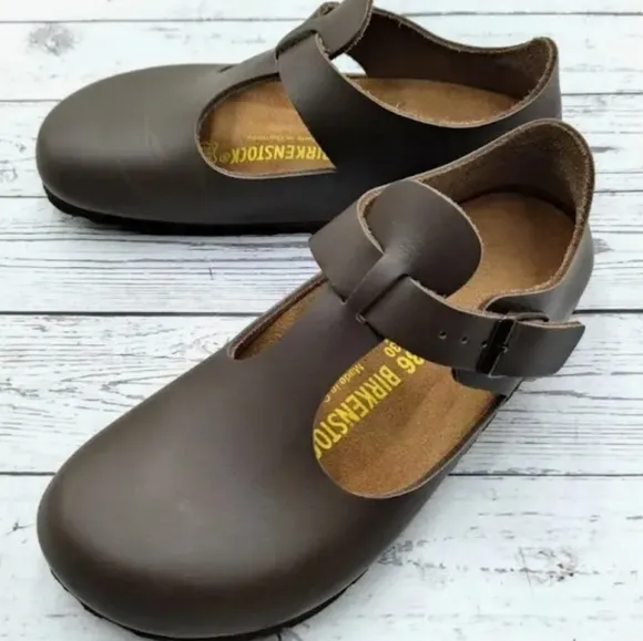 Birkenstock Paris Oiled Leather Regular Width HABANA BI138 Sandals Size 39
