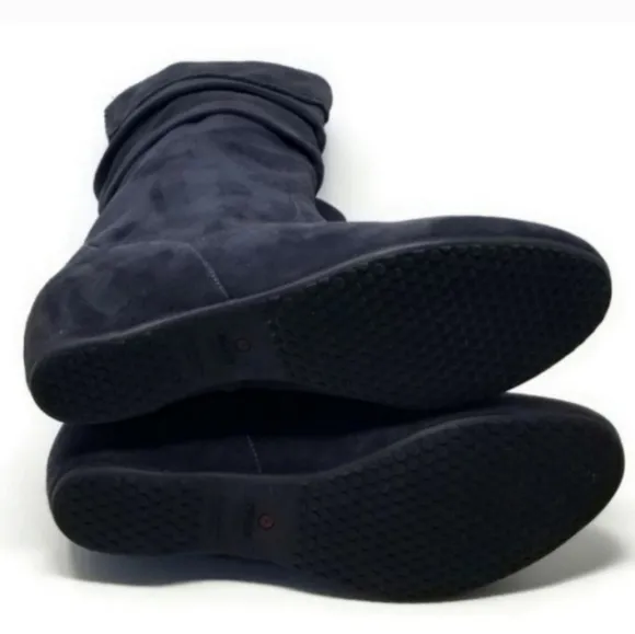 Blondo Waterproof Grey Suede Hidden Wedge Fall Winter Boots 11