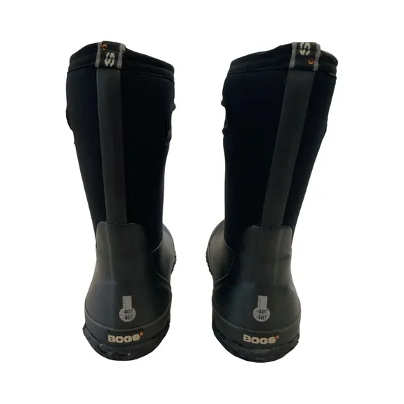 Bogs Black Classic High Boots Size 3