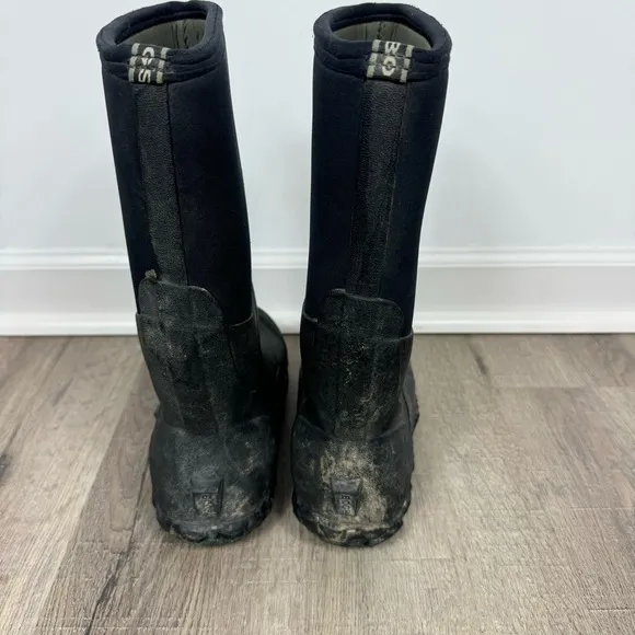 Bogs Classic High Boot Black Men’s Size 8 Neoprene Rubber Insulated Waterproof