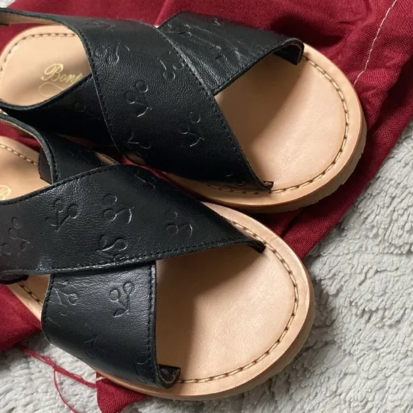 Bonpoint girls leather sandals