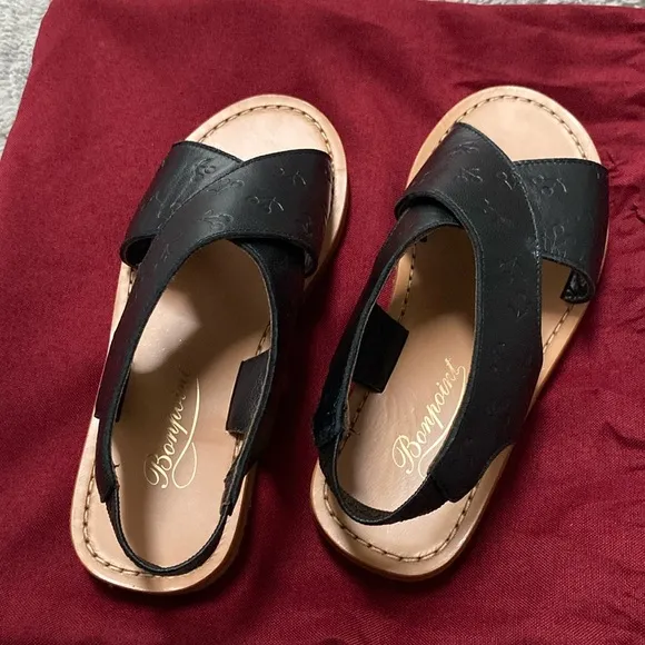 Bonpoint girls leather sandals