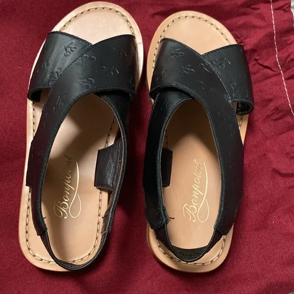 Bonpoint girls leather sandals