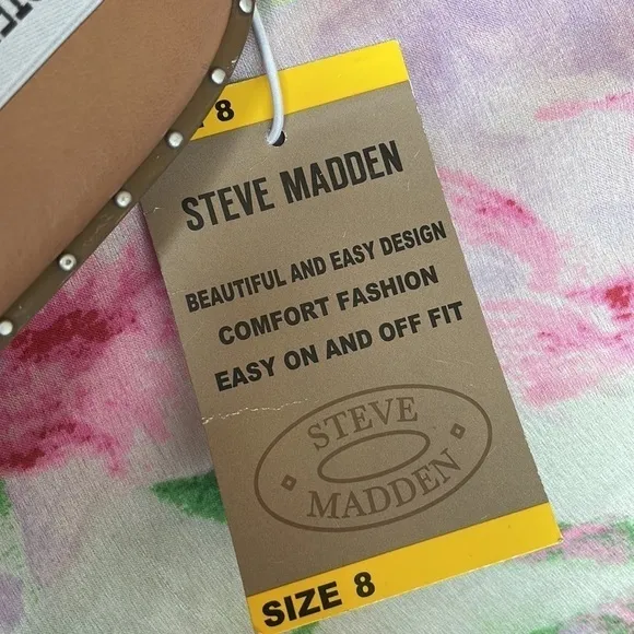 Brand New Steve Madden Rhinestone Multi Strap Slides Sandals Sparkle Studded