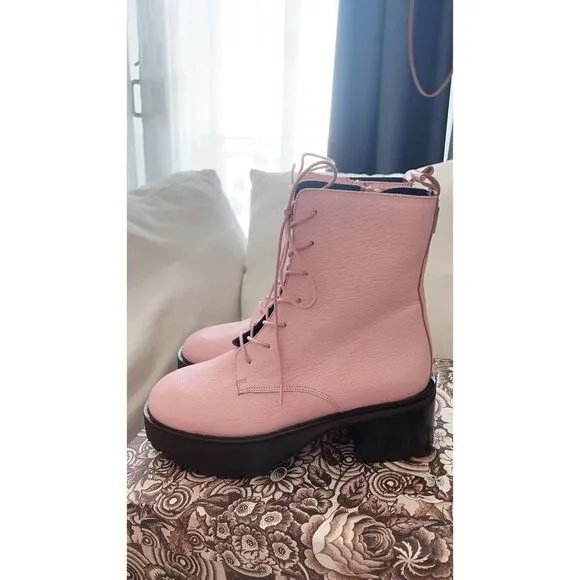 BY FAR Cobain leather ankle boots 37