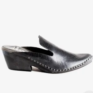 CALLEEN CORDERO ZUTA SLIDE MULE BLACK STUDS LEATHER SANDALS SIZE 9