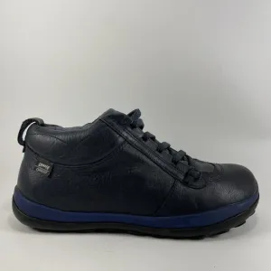 Camper Peu Pista Leather Boots Womens Size 39, US Size 9 Blue Goretex Waterproof