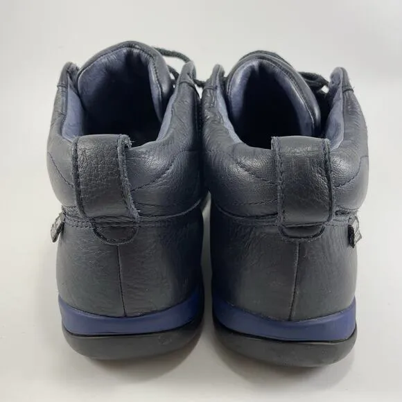 Camper Peu Pista Leather Boots Womens Size 39, US Size 9 Blue Goretex Waterproof