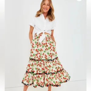 Cara Cara Wild Strawberry Combo Chase Skirt, Size XS