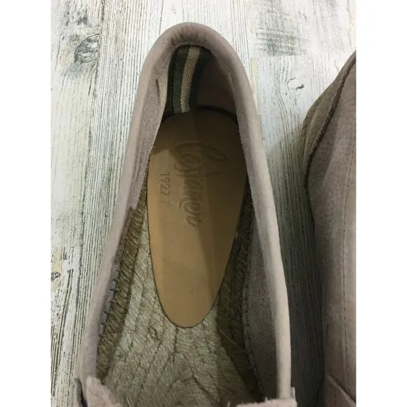 Castaner Mens 42 8 9 Nacho Nubock Leather Espadrille Loafer