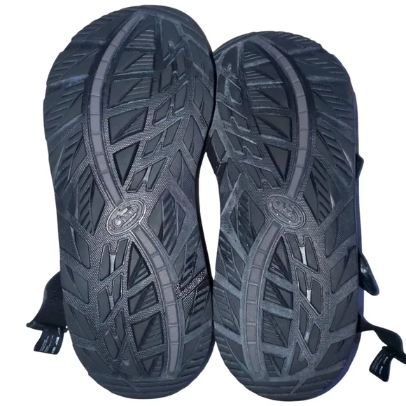 CHACO Black Mega Z Cloud Strappy Buckle Performance‎ Sport Sandal Men's Size 9