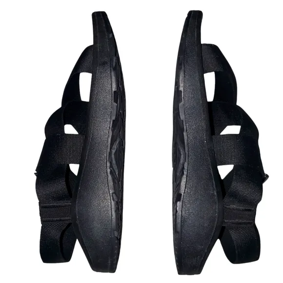 CHACO Black Mega Z Cloud Strappy Buckle Performance‎ Sport Sandal Men's Size 9