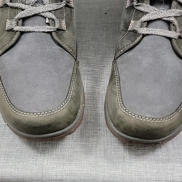Chaco Boots Womens Barbary Chukka Waterproof Gray Hiking Boot Lace Up SZ 10.5