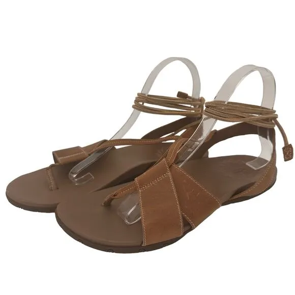 Chaco Women's Brown Leather Sage Strappy Ankle Sandals Size 8