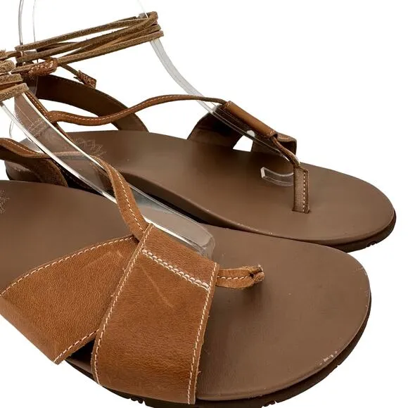 Chaco Women's Brown Leather Sage Strappy Ankle Sandals Size 8