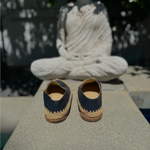 Chanel Black Espadrille Loafers for Women