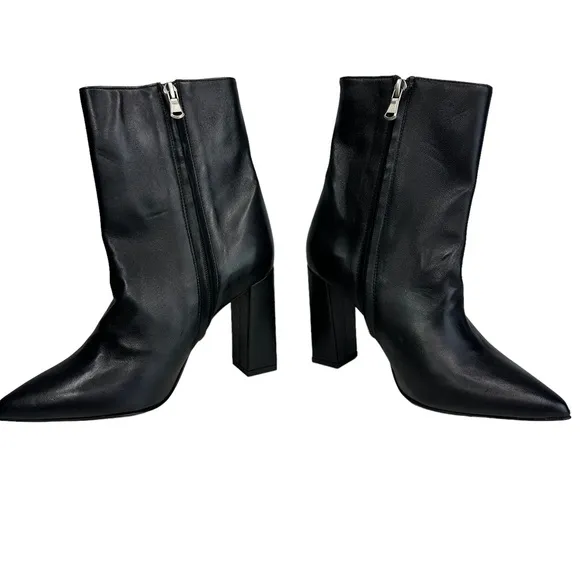Charles David Women's Lupo Pointed Toe High Heel Booties Size 7