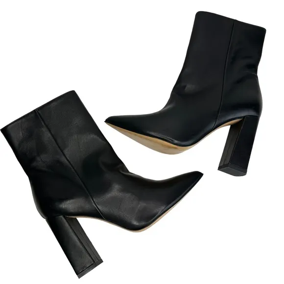 Charles David Women's Lupo Pointed Toe High Heel Booties Size 7