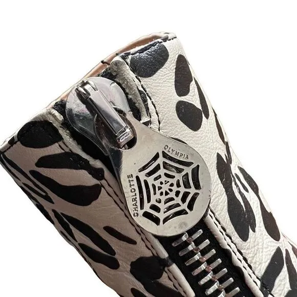 Charlotte Olympia Myrtle animal print booties