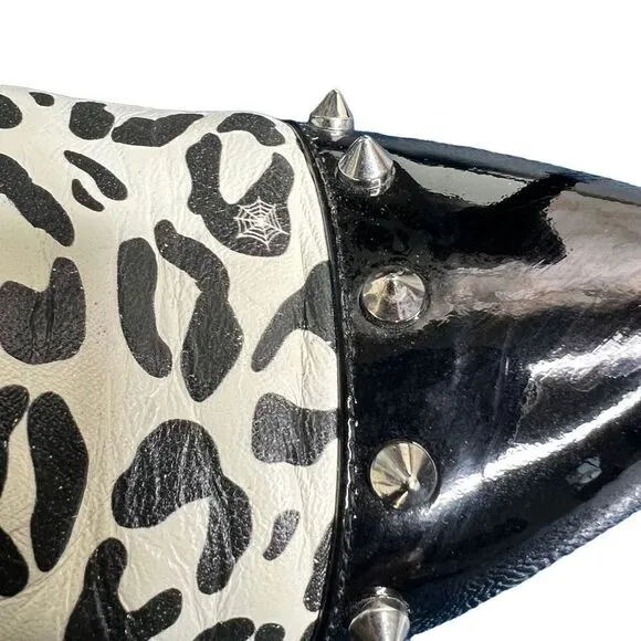 Charlotte Olympia Myrtle animal print booties
