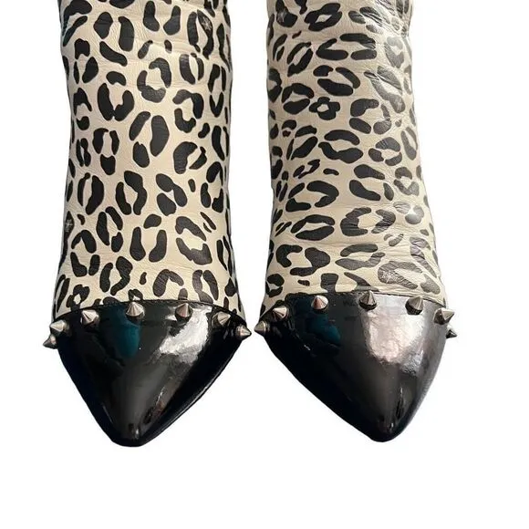 Charlotte Olympia Myrtle animal print booties
