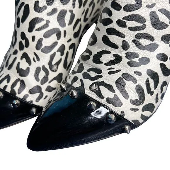 Charlotte Olympia Myrtle animal print booties