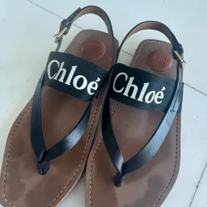 Chloé Black and Brown Sandals