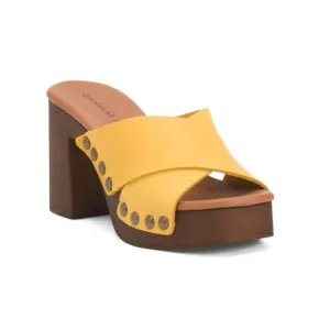 CHOCOLAT BLU CURRY Leather Hedy Heeled Sandals