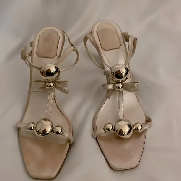 Christian Dior T-Strap Sandals 40