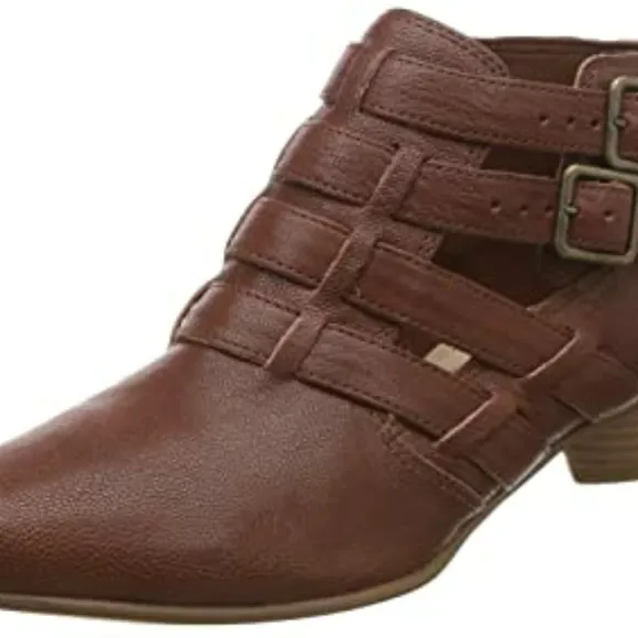 Clarks Mena Poppy Tan Leather | Size 6