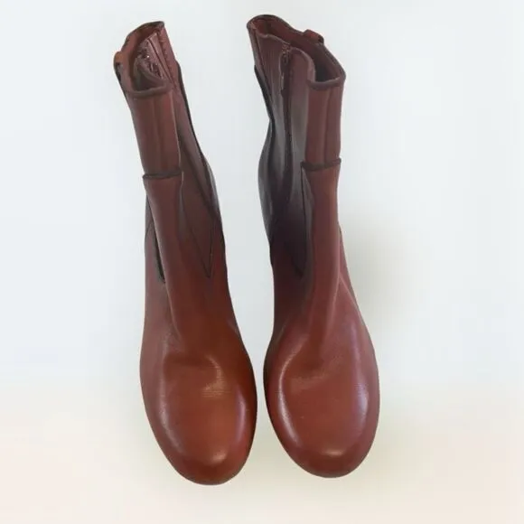 Clarks Women's Stroll Vine Ankle Boots Rust 10