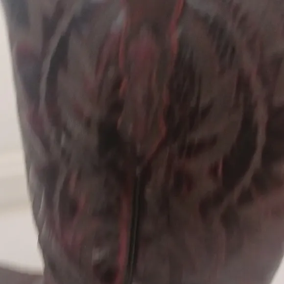 Classic Black Leather Cowboy Boots
