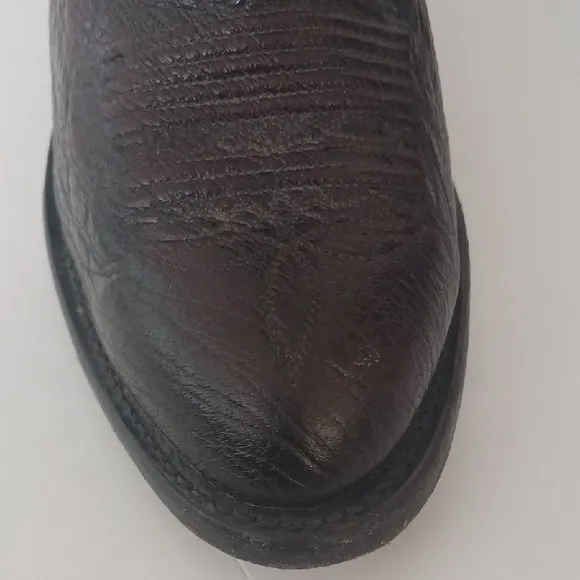 Classic Black Leather Cowboy Boots