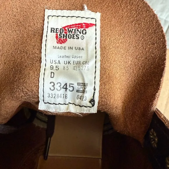 Classic Red Wing  Blacksmith Leather Men's Boots