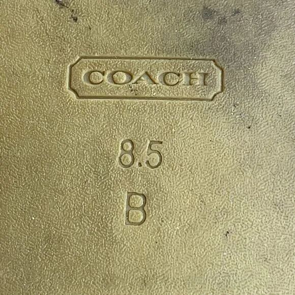 COACH Leather sandals, size 8.5 B